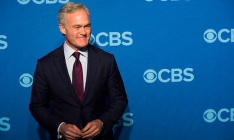 60 Minutes broadcast studio with iconic stopwatch