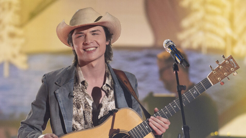 John Foster performing on American Idol Season 23