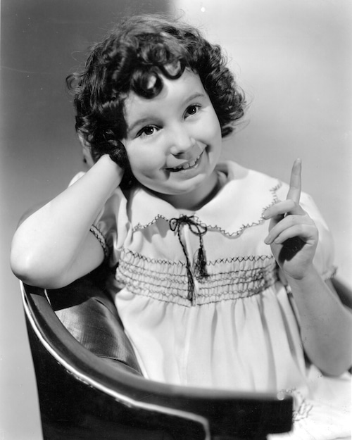 Cora Sue Collins as a child star in the 1930s