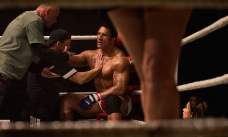 Dwayne Johnson in The Smashing Machine biopic
