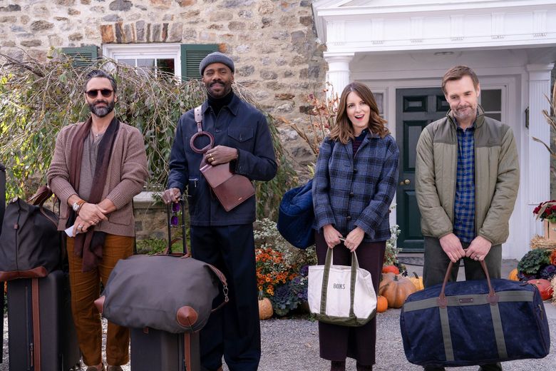 Cast of a May 2025 Netflix series including Tina Fey and Steve Carell