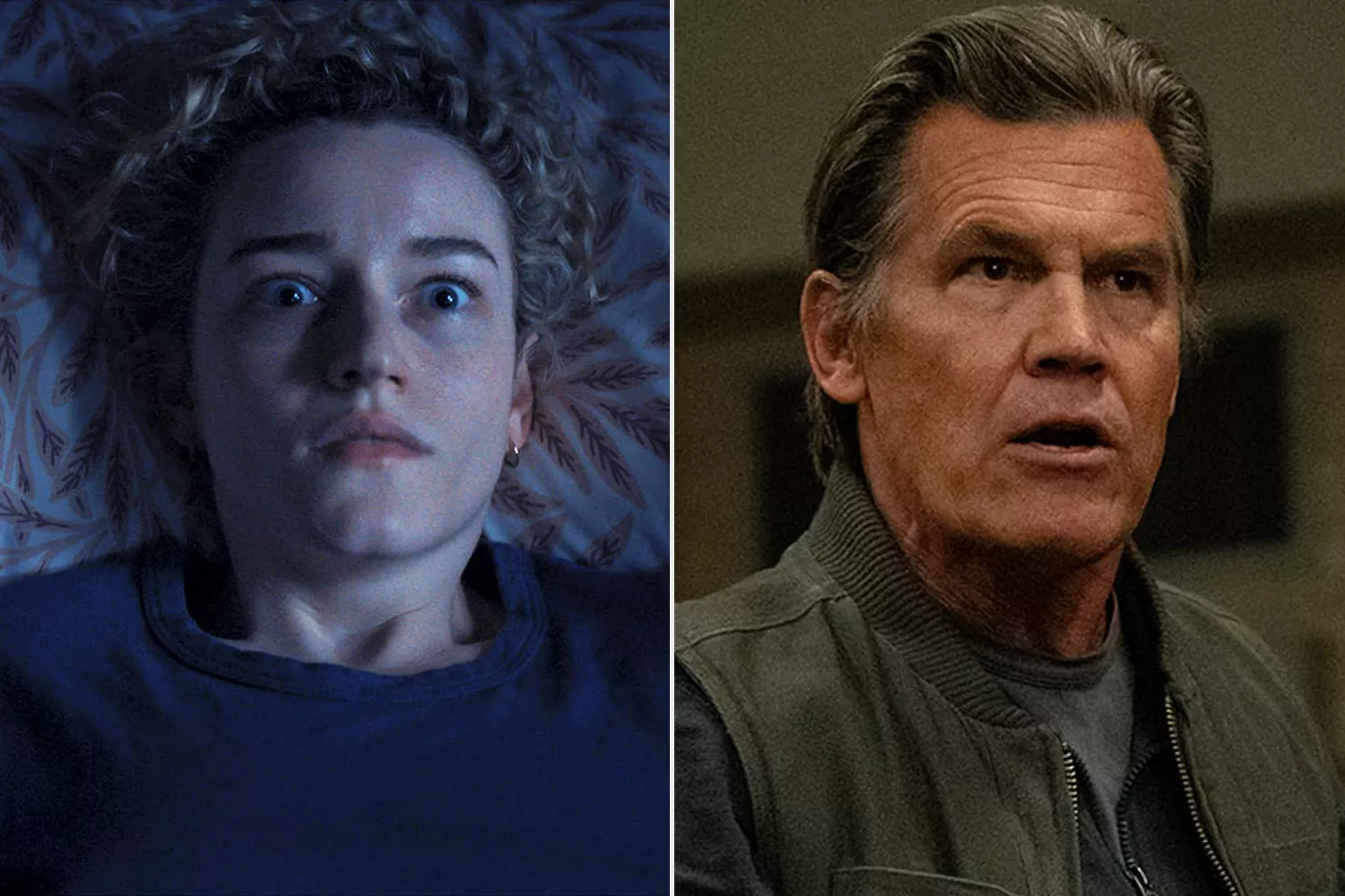 Weapons movie poster featuring Julia Garner and Josh Brolin