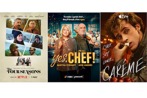 Tina Fey and Steve Carell in The Four Seasons on Netflix streaming