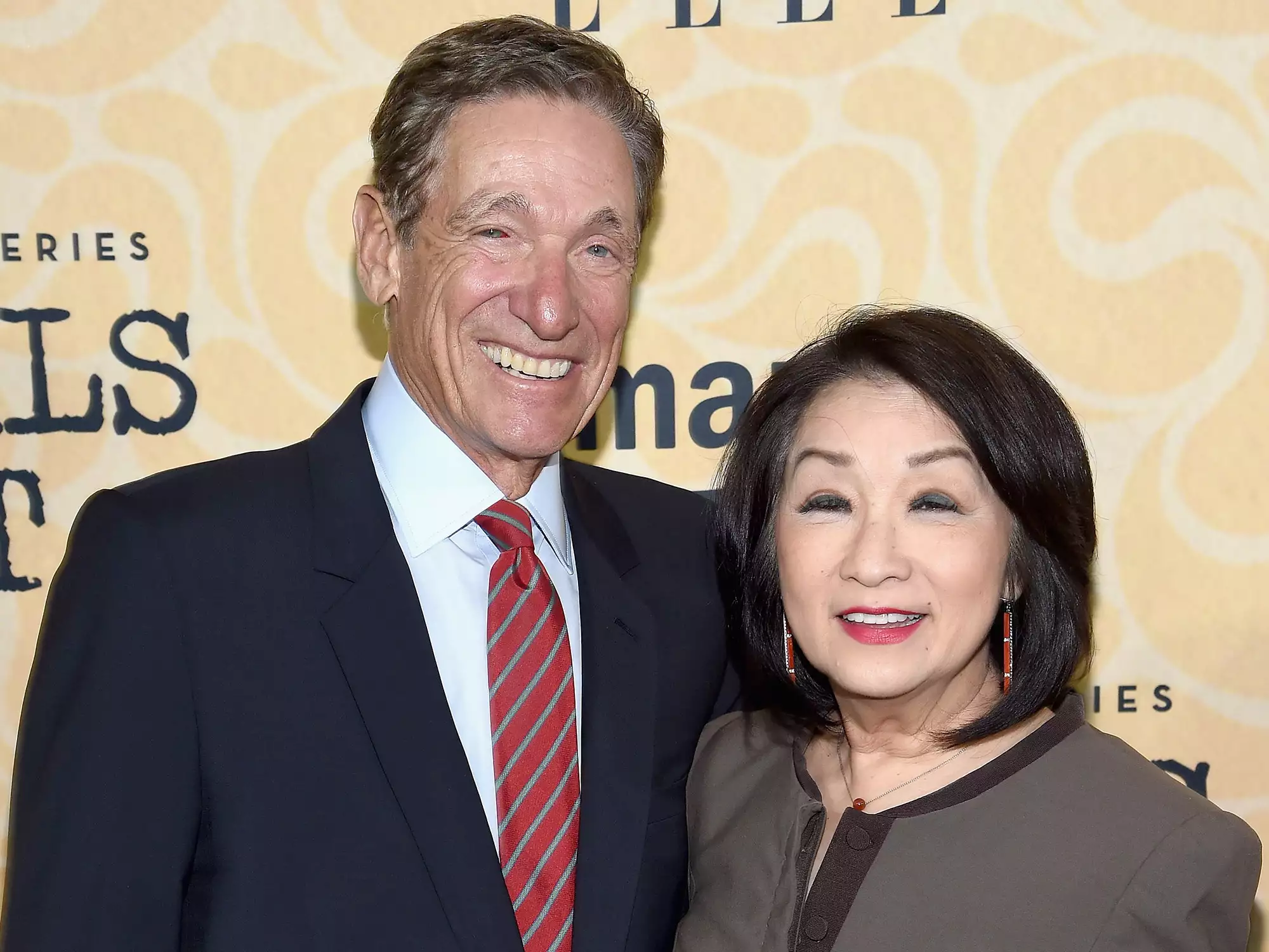 Maury Povich and Connie Chung pose together at a recent media awards ceremony