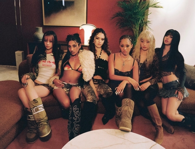 Gnarly Katseye comeback - group performing in Y2K-inspired outfits