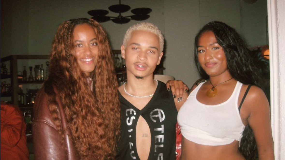 Sasha Obama attends an LA party with friends, showcasing her distinct style
