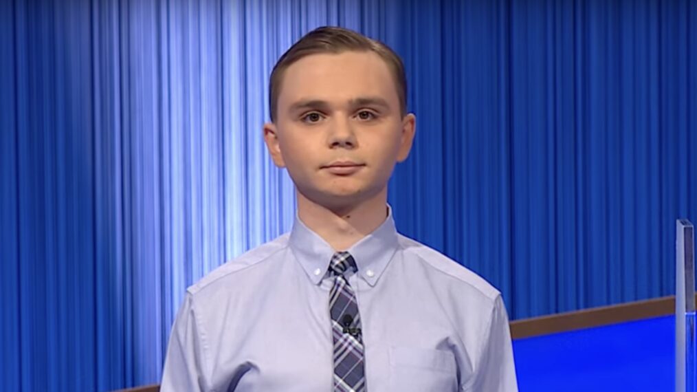 Liam Starnes competing on Jeopardy