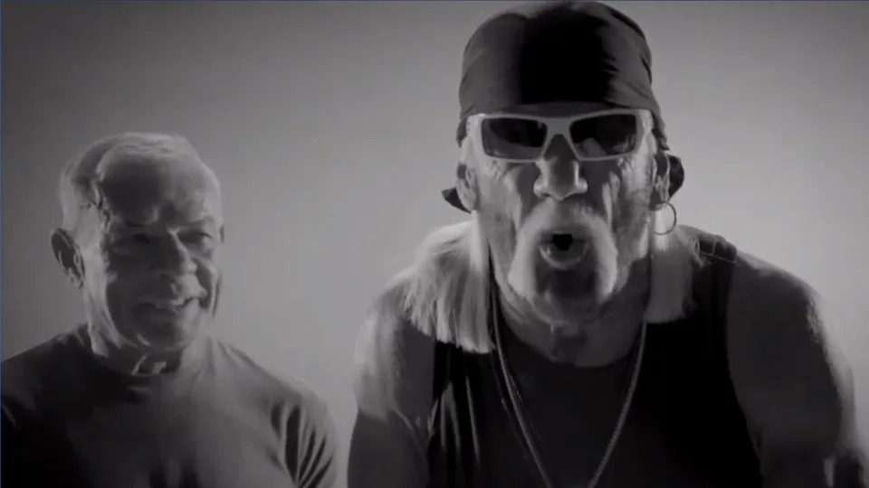 Hulk Hogan returns to wrestling with Eric Bischoff, teasing fans worldwide.