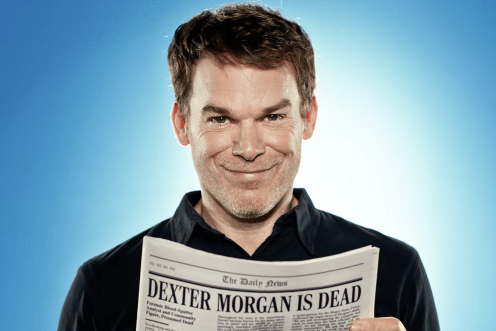 Dexter Resurrection promotional image showing Dexter Morgan's return