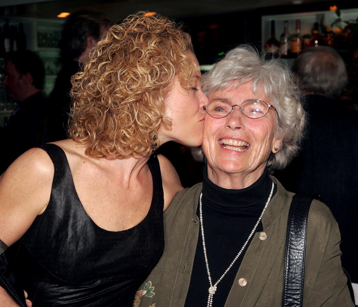 Amy Irving and her family at an event in New York City