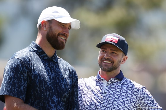 Justin Timberlake dancing at Las Vegas charity event