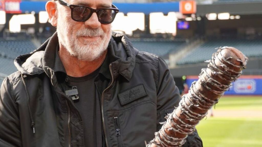 Jeffrey Dean Morgan and Lauren Cohan at Dead City NYC promo event