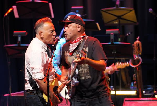 Smokey Robinson performing on stage