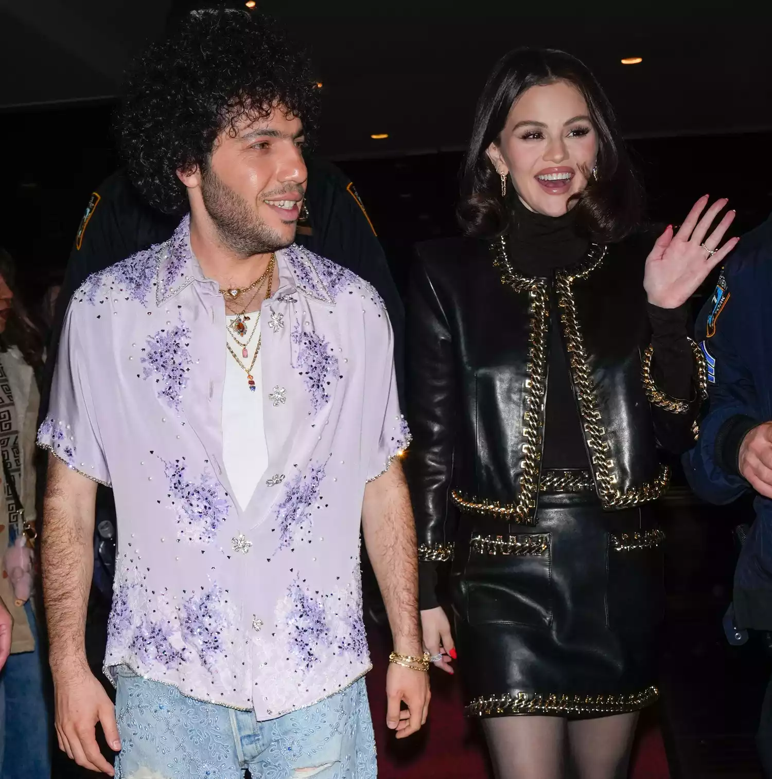 Selena Gomez smiles at a recent event with Benny Blanco
