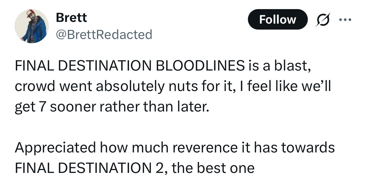 Final Destination Bloodlines movie poster with suspenseful atmosphere