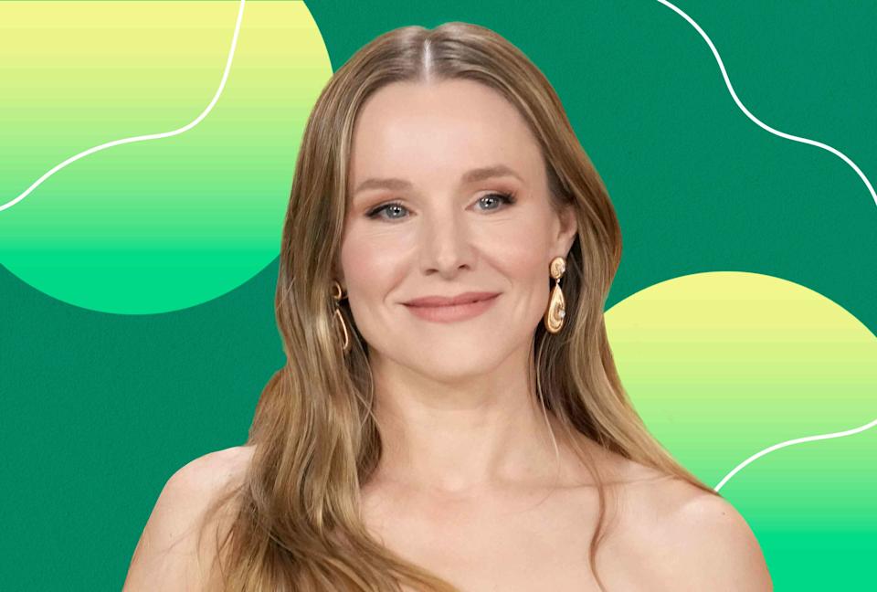 Kristen Bell attending a recent Hollywood event, smiling confidently