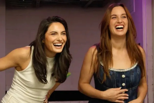 Hannah Berner and Paige DeSorbo at an event, smiling and posing together