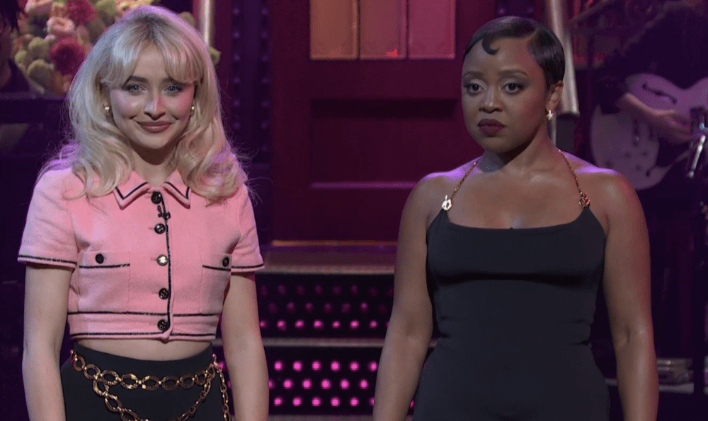 Quinta Brunson shares a musical monologue on SNL with Sabrina Carpenter