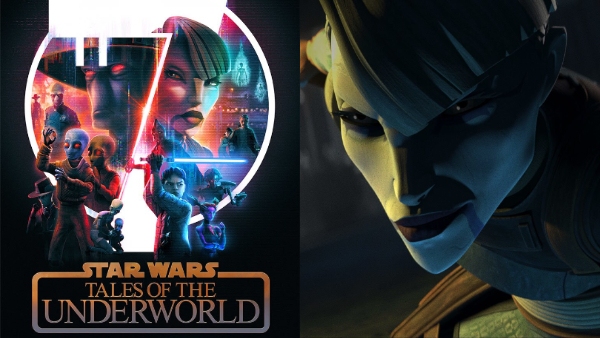 Star Wars: Tales of the Underworld artwork showing Cad Bane and Asajj Ventress