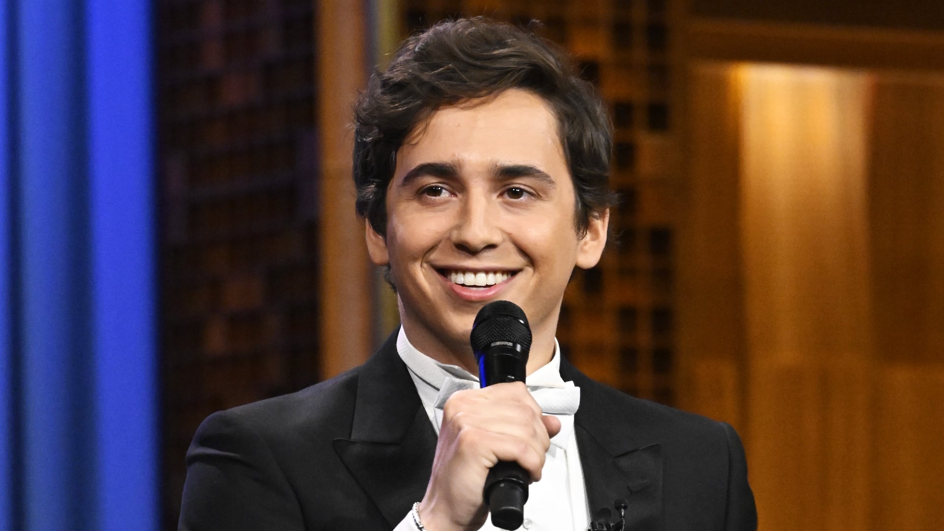 Marcello Hernandez performing on stage