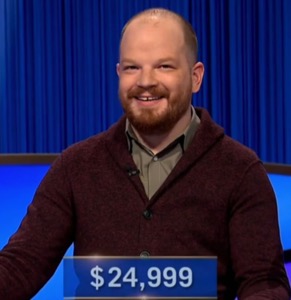 Jeopardy studio during Final Jeopardy today episode