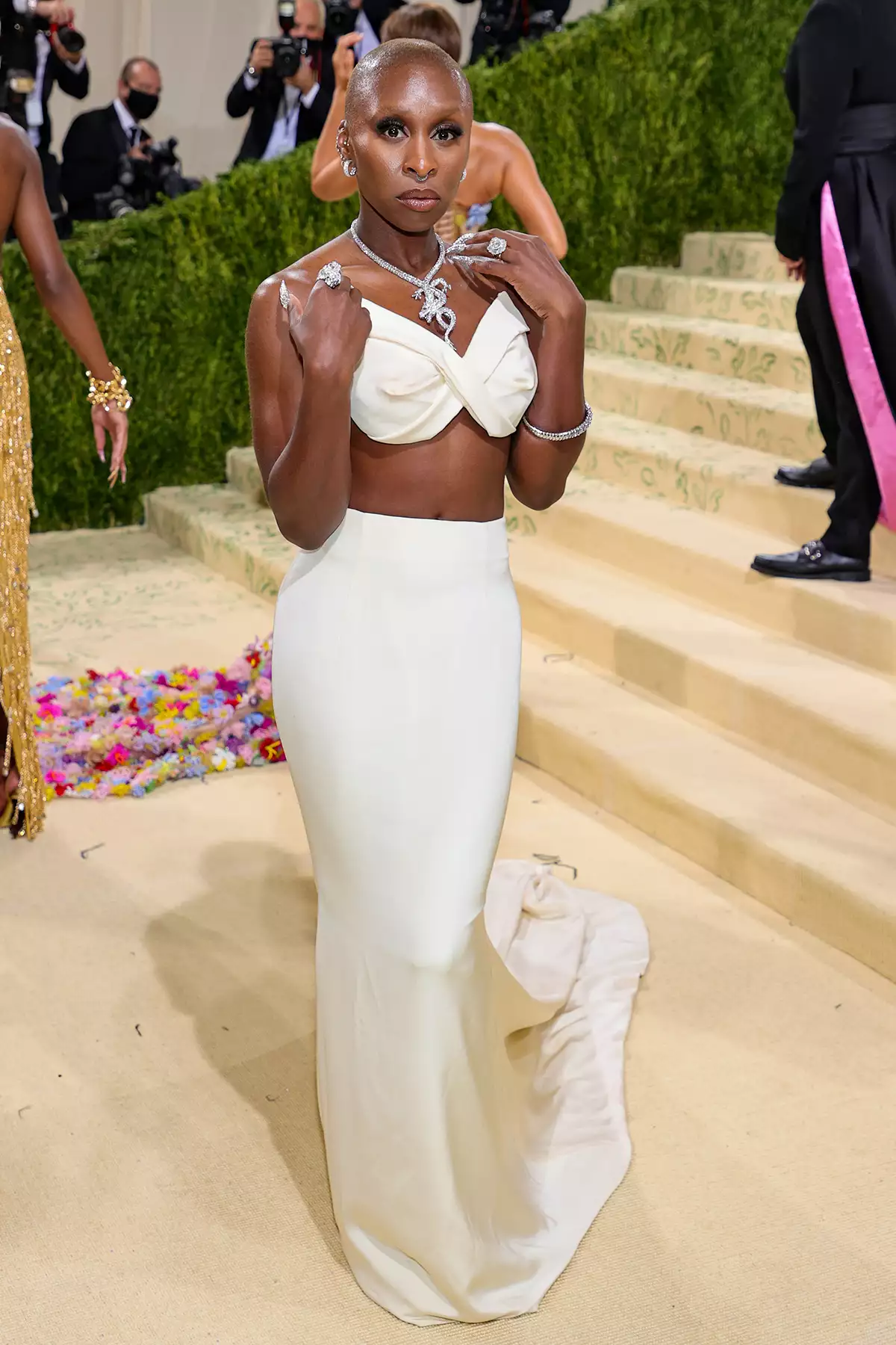 Cynthia Erivo in a stunning Givenchy ensemble at the 2025 Met Gala