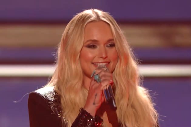 Miranda Lambert performing on American Idol stage