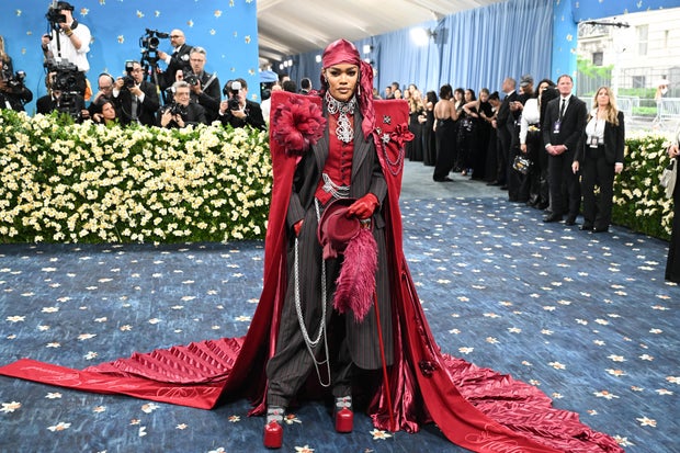 Andre 3000 debuts a creative tailored look at Met Gala 2025