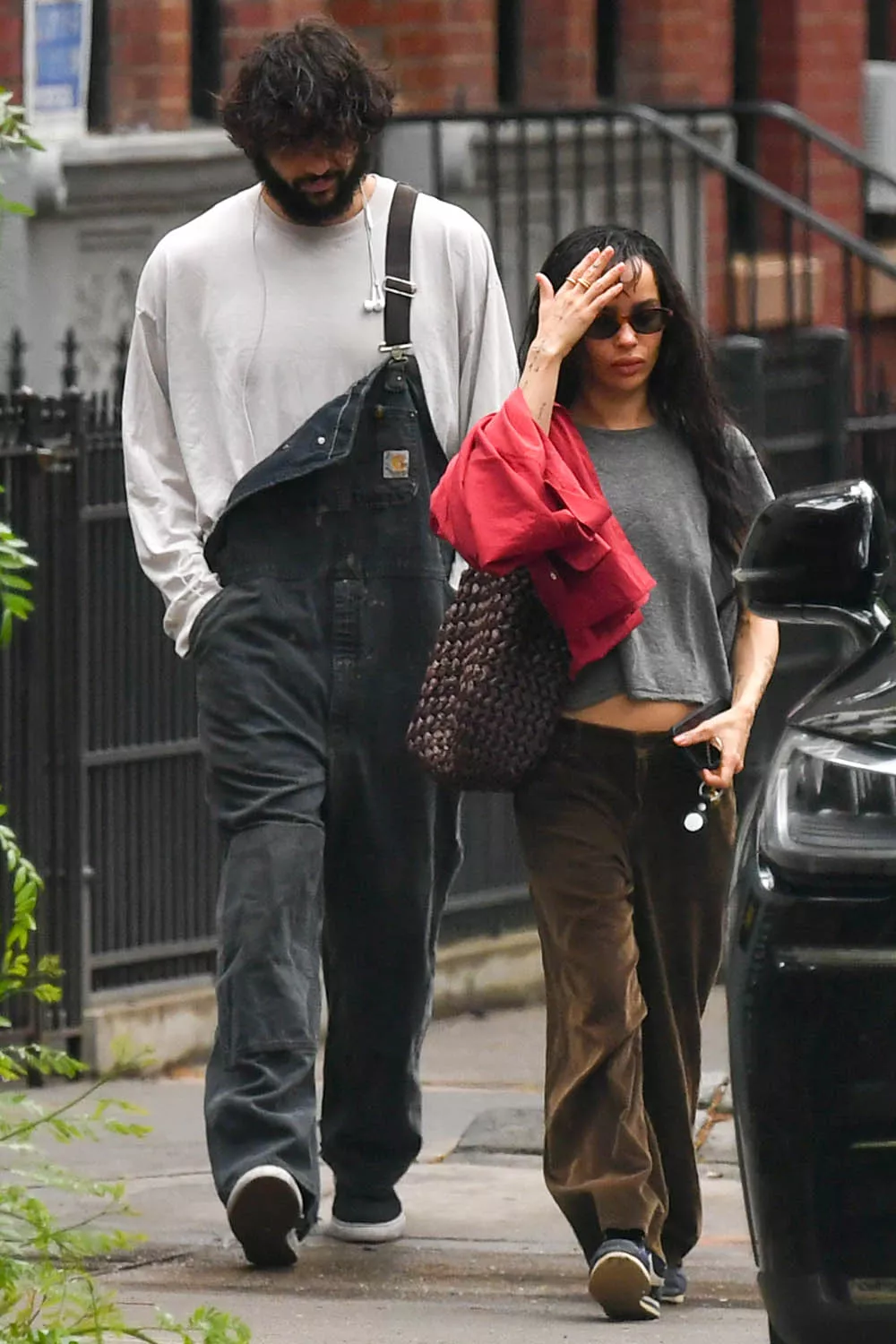 Zoë Kravitz photographed in New York City on May 4, 2025