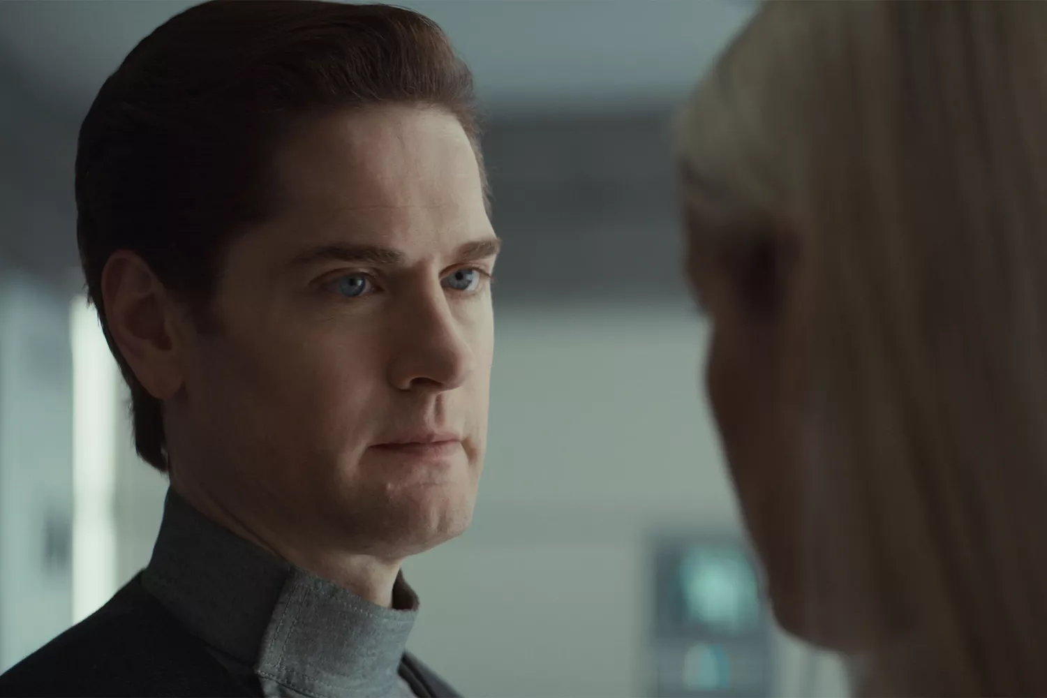 Syril Karn faces his fate during the Ghorman massacre in Andor Season 2.