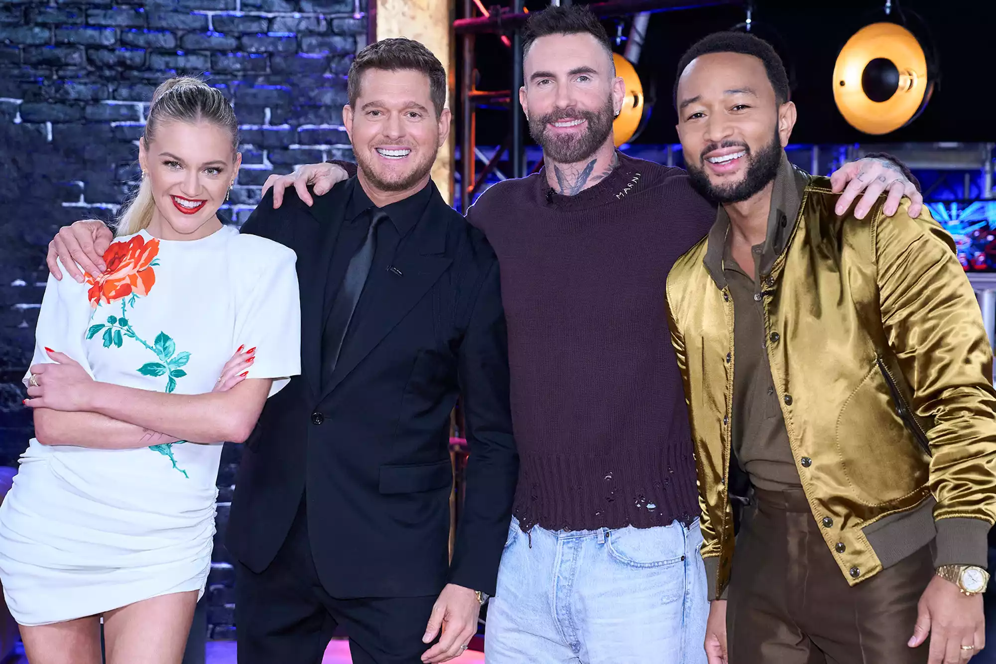 The Voice Judges 2025 panel, NBC set with star coaches