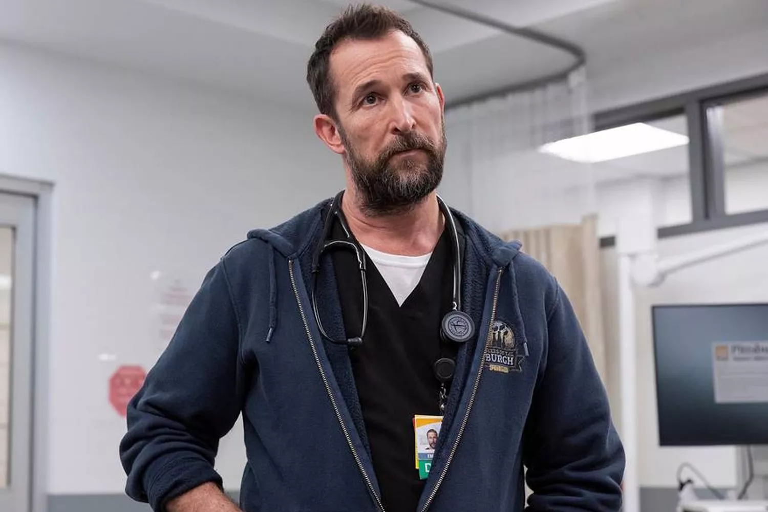 Noah Wyle attends a TV industry event