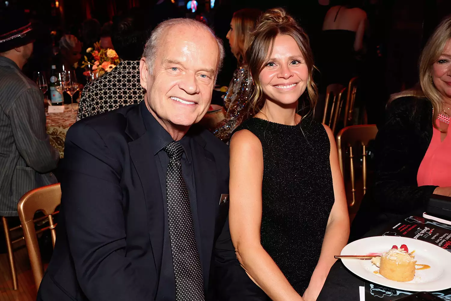 Kelsey Grammer attends a public event, reflecting on his life and family.