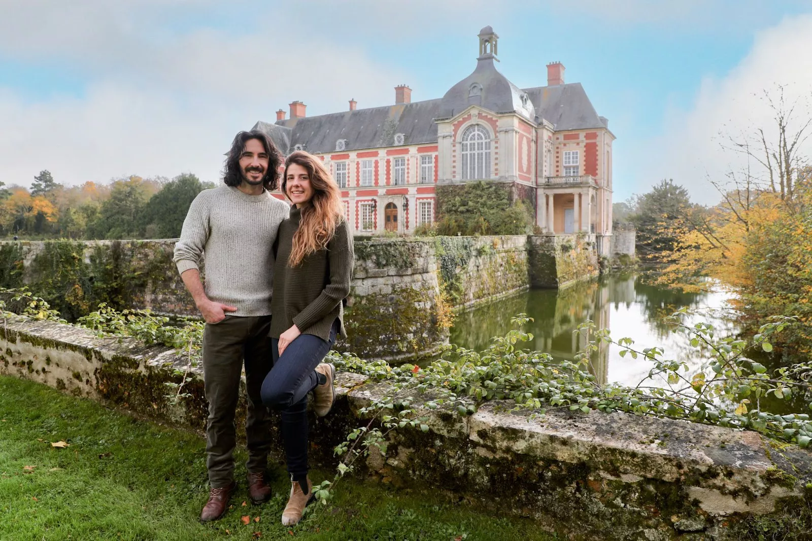 A view of the renovated French chateau featured in Castle Impossible