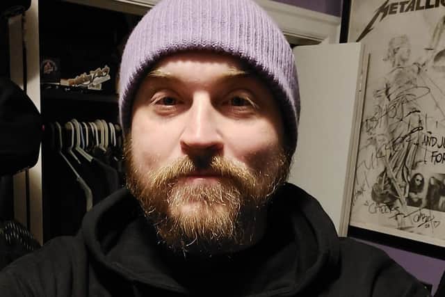 Kevin Diers at the KISW studio