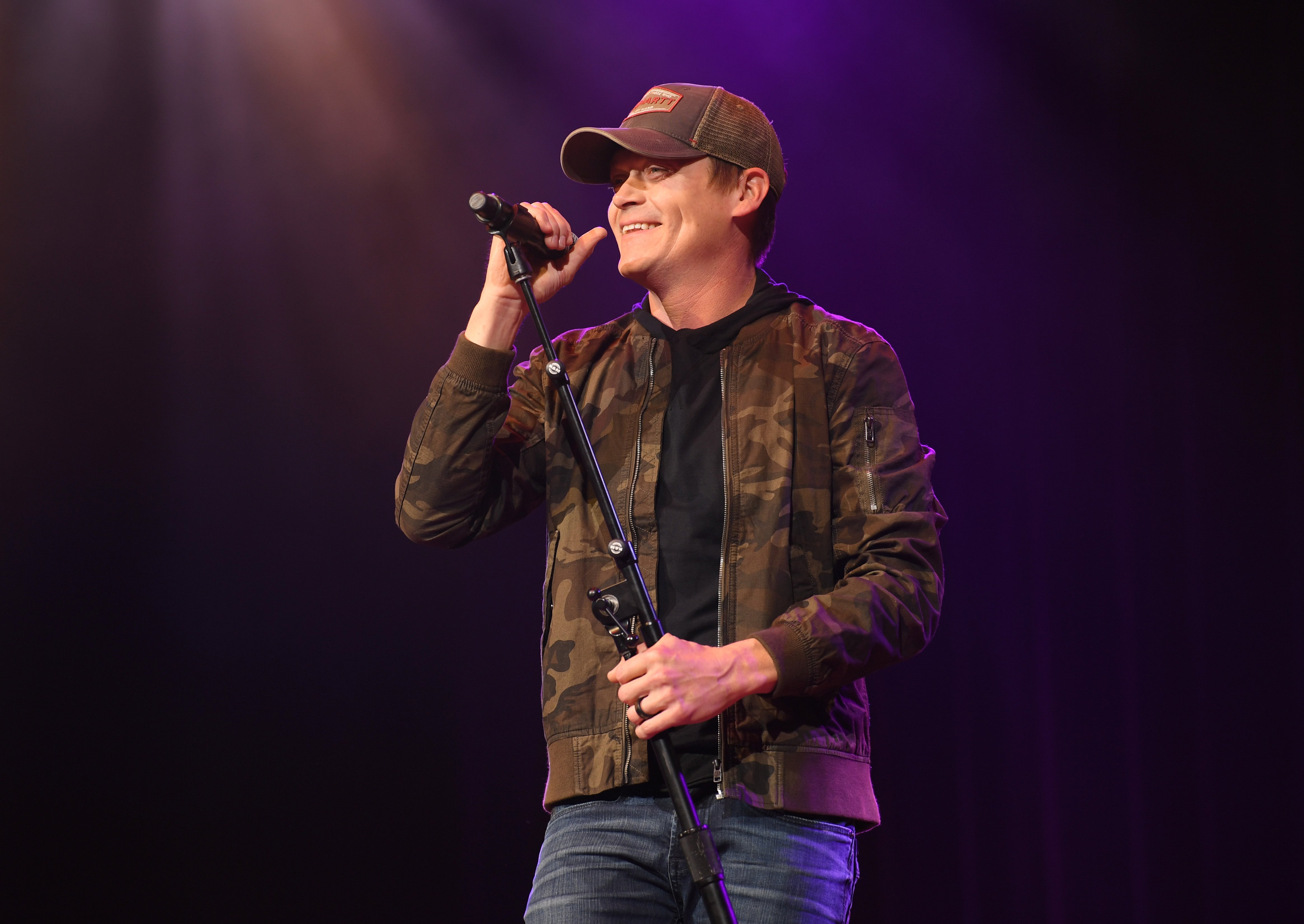 3 Doors Down performing live on stage