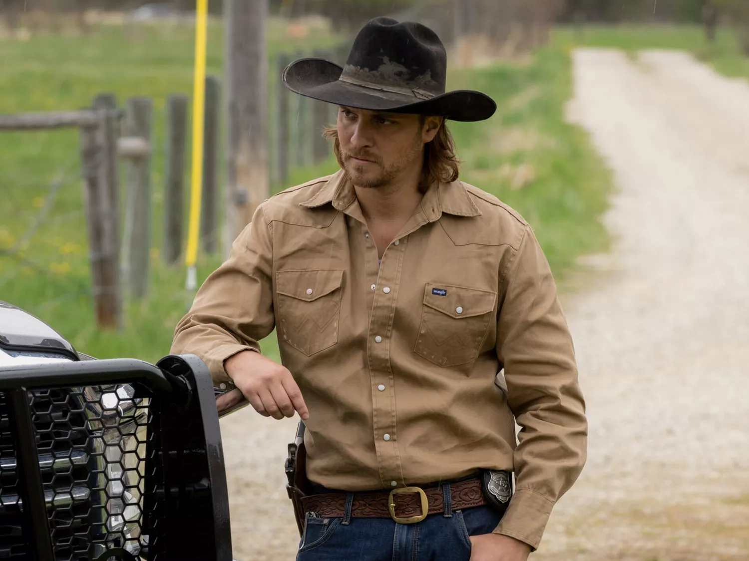 Luke Grimes as Kayce Dutton in Y: Marshals on CBS