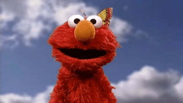 Elmo looking thoughtful about job prospects