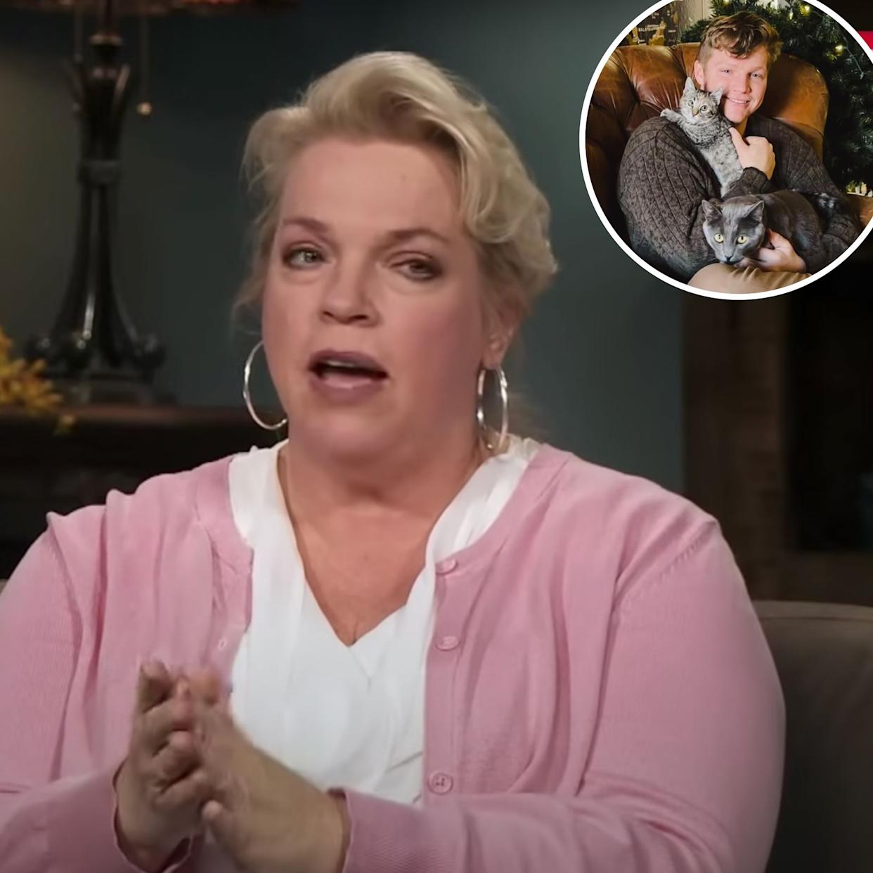 Janelle Brown and her son Garrison sharing a heartfelt moment.