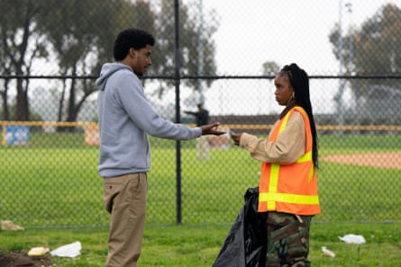Lovie Simone and Michael Cooper Jr in Netflix series Forever