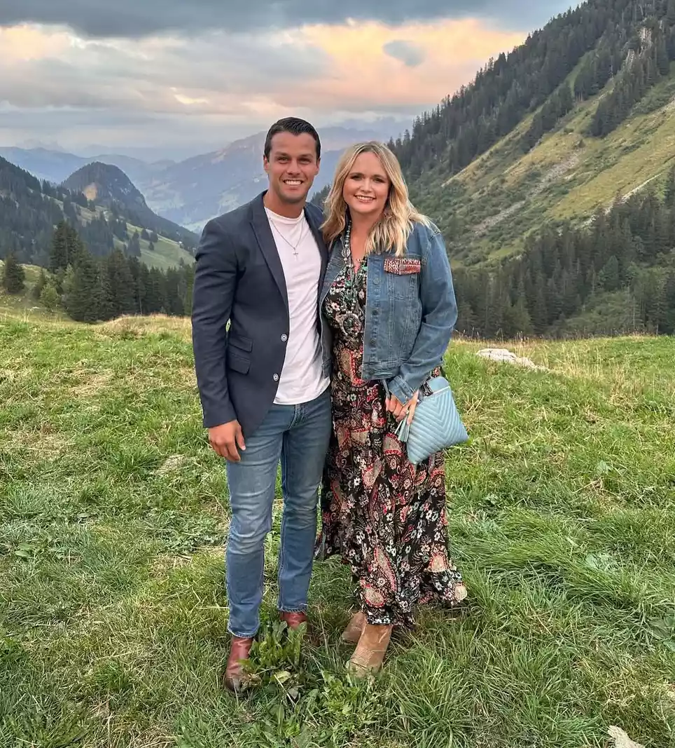 Miranda Lambert and her husband Brendan McLoughlin at an event