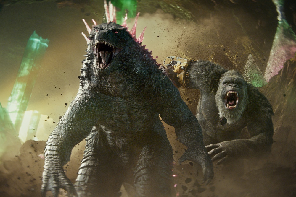 Official teaser artwork for Godzilla x Kong Supernova. Two colossal titans clash with cosmic energy in the background.