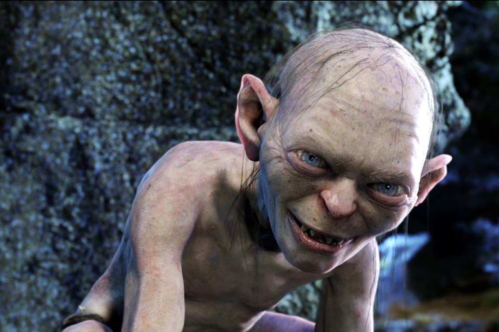A cinematic concept image for Lord of the Rings: The Hunt for Gollum, showcasing the mysterious journey of Gollum in Middle-earth.