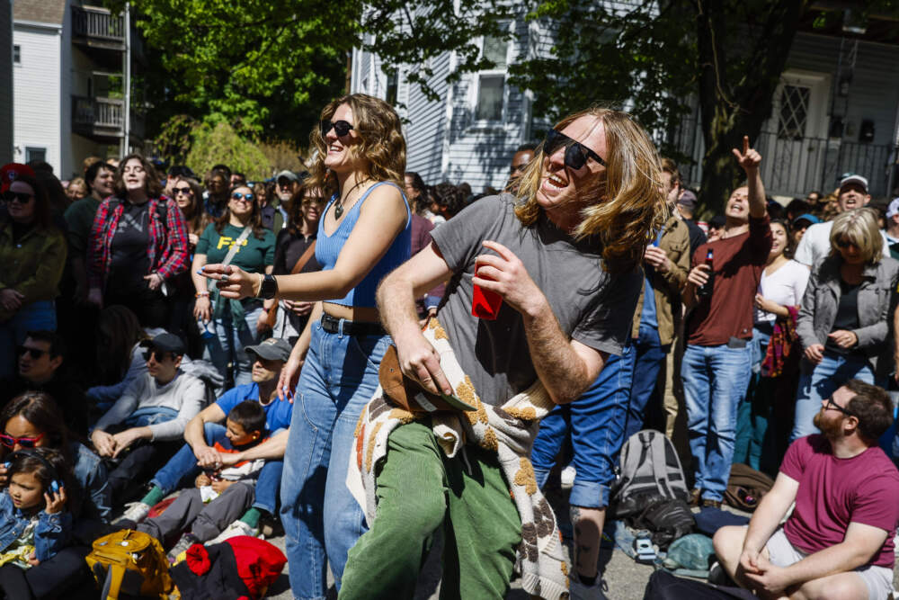 Live music performance at Porchfest Somerville 2025