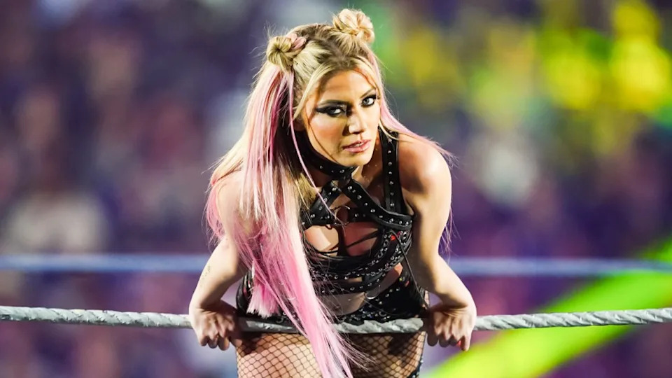 Alexa Bliss backstage at WWE SmackDown