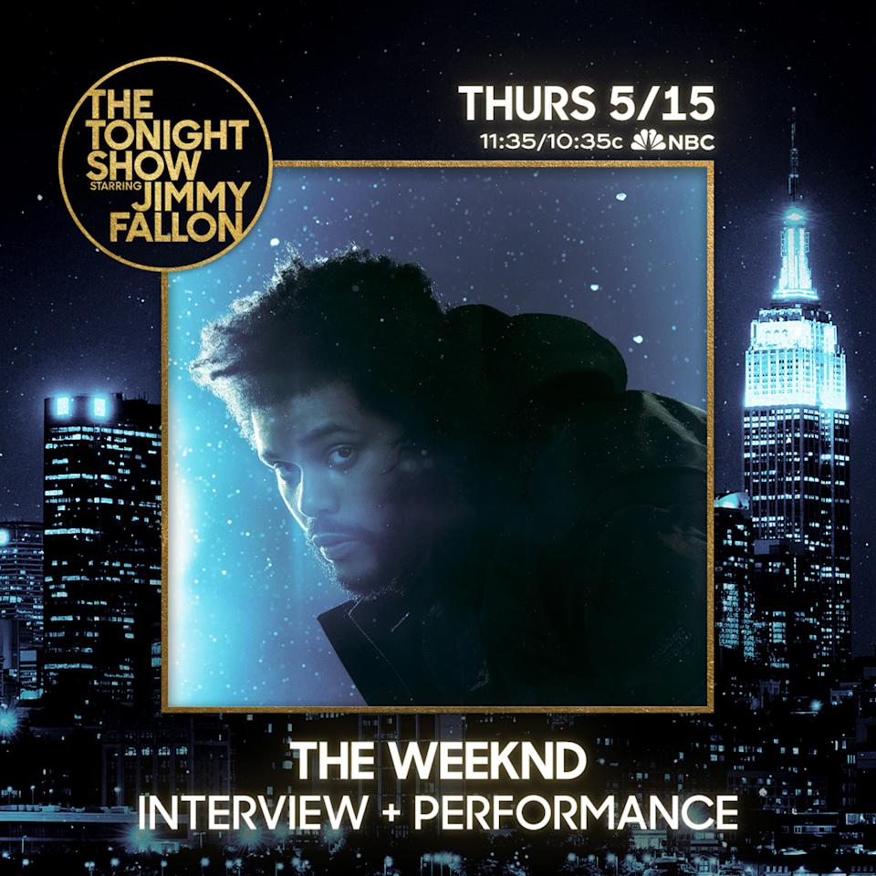 Jimmy Fallon hosting his late night show