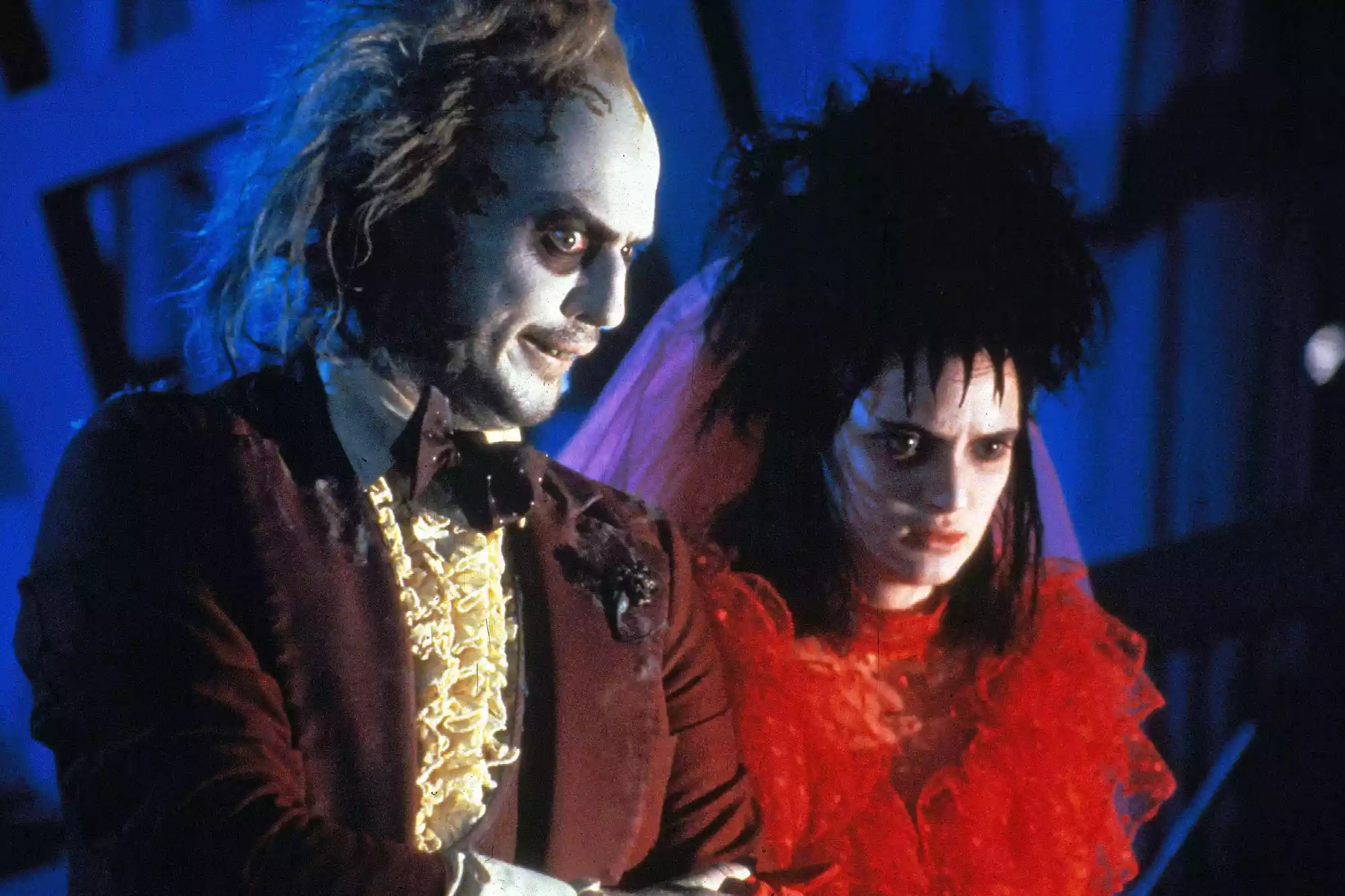 Michael Keaton as Beetlejuice, one of his most memorable roles