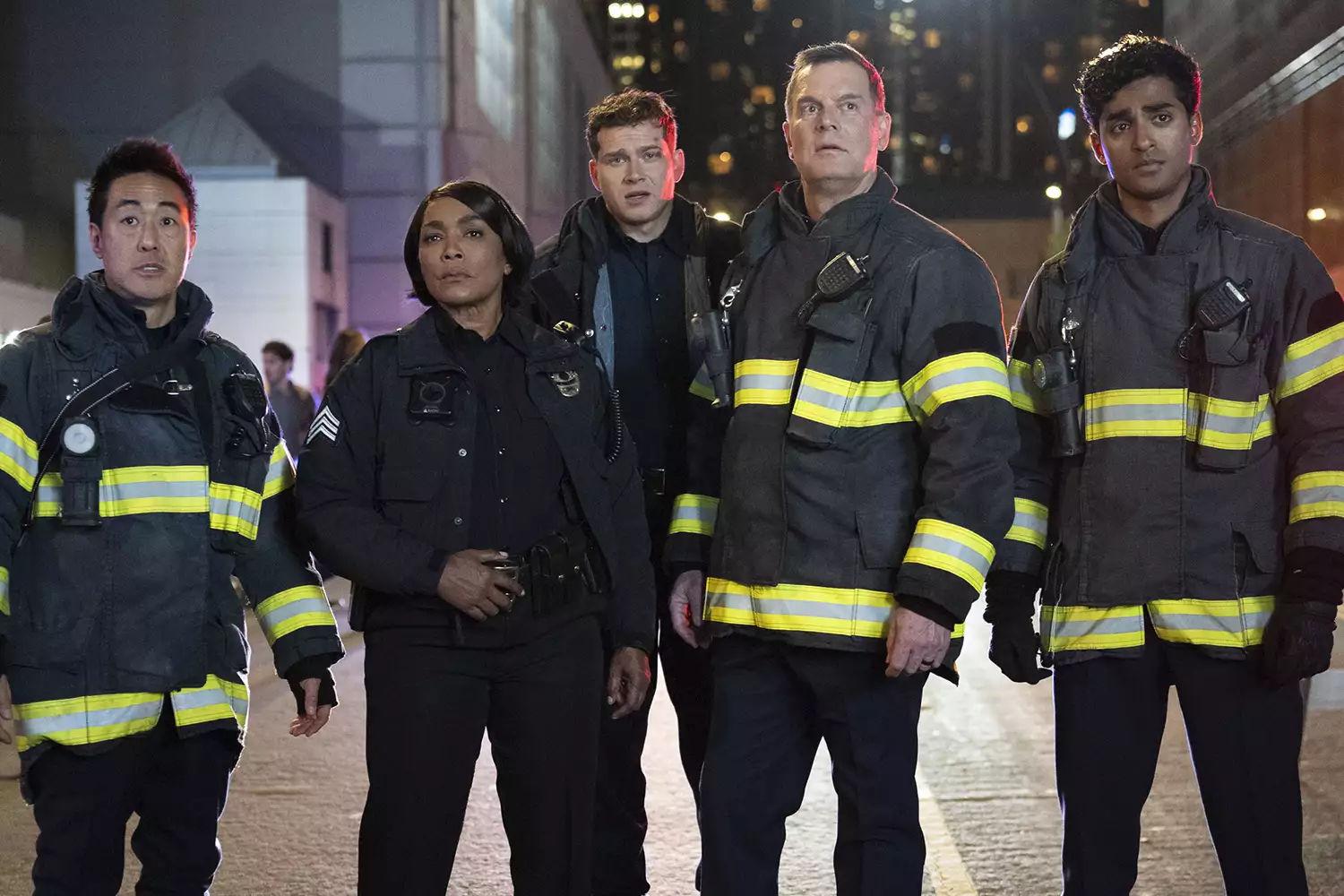Oliver Stark and 9-1-1 cast at a pivotal moment