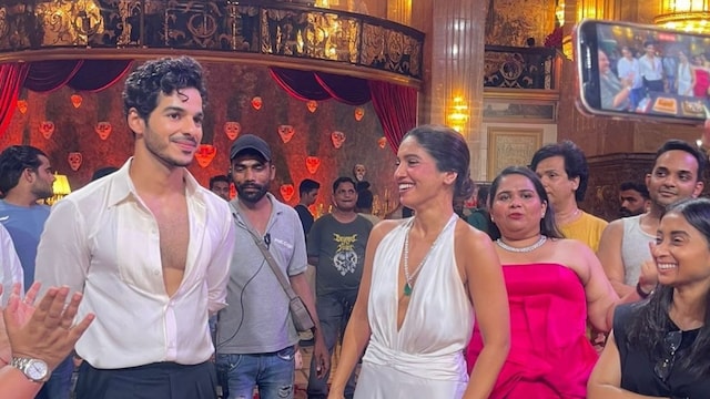 Ishaan Khatter looking regal on the set of The Royals