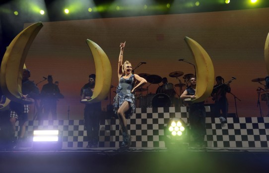 Gwen Stefani performs at Wango Tango 2025, bringing her signature style and energy to Huntington Beach.